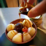 おおきな白玉5個入りあんみつ