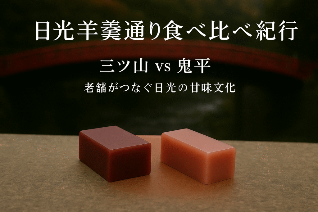 三ツ山と鬼平の水羊羹