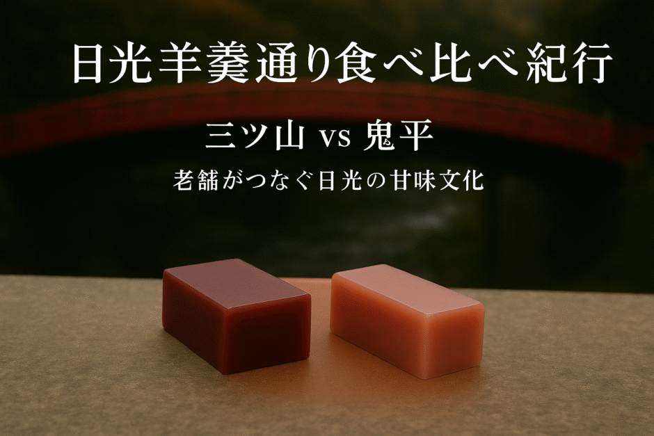 三ツ山と鬼平の水羊羹